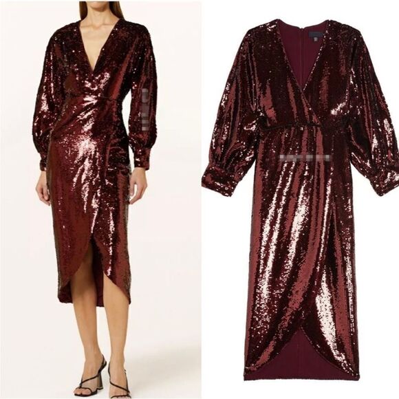 NWT Ted Baker Women's Emmalee Sequin
Dress size 4US or size 1 - Picture 2 of 3